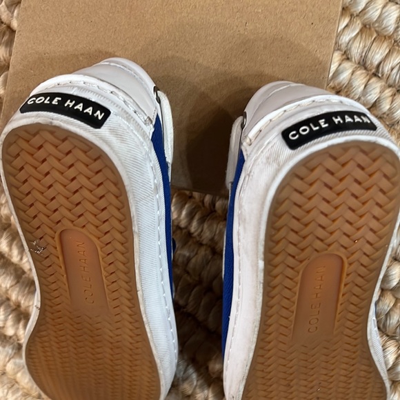 Cole Haan men canvas boat shoes 8M - Picture 6 of 12